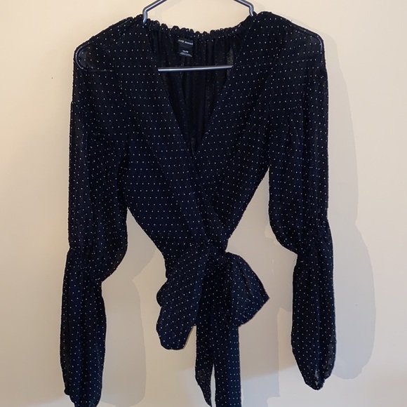 Club Monaco | Wrap Top - Picture 2 of 11